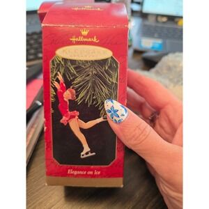 1997 Hallmark Keepsake Ornament Elegance on Ice Skater Joyce Lyle QX6235